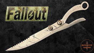 Making the REAL Throat Slicer from Fallout 4 out of 1095 Steel  Fallout 4 Nuka World DLC [upl. by Ynney]