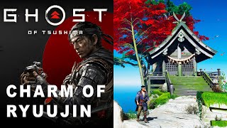 Ghost of Tsushima — Charm of Ryuujin Location Hazy Cliff Shrine [upl. by Einneb501]