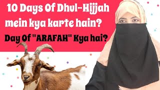 11  10 Days Of DhulHijjah Kyun Hain Itne Zaroori In 10 Dino Me Kya Kiya Jaata Hai quotArafahquot💖🤲 [upl. by Aidnama]