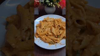 Makhani Sauce Pasta  Sansy Cooks  shorts youtubeshorts [upl. by Cutlerr]