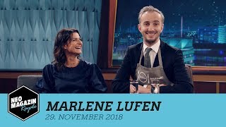 Marlene Lufen zu Gast im Neo Magazin Royale mit Jan Böhmermann  ZDFneo [upl. by Nhepets]