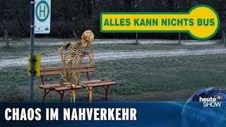 Öffentlicher Nahverkehr Jede Fahrt ein Abenteuer  heuteshow vom 22032019 [upl. by Reniar]