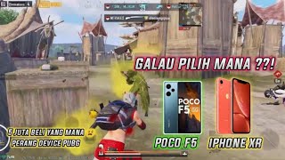 POCO F5 ATAU IPHONE XR   HP PUBG 5 JUTAAN [upl. by Ahsuatal92]