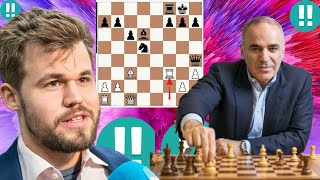 Renowed Magnus carlsen vs Garry Kasparov 57 [upl. by Eniladam]