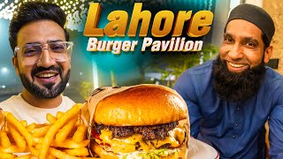 Delicious Burger in Lahore by Mohammad Yousuf Bhai  Burger Pavilion [upl. by Eohce555]