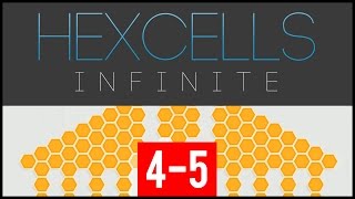 Hexcells Infinite Walkthrough  World 4  45 Puzzle [upl. by Yelbmik]