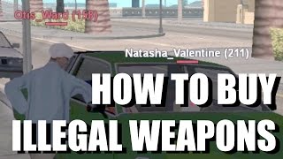 How to get weapons ILLEGALLY LSRP [upl. by Watkin]