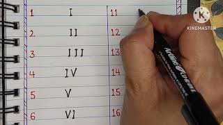 Roman numerals ll 1 to 20 Roman numbers ll learn roman numerals for kids  bacho ki masti tv [upl. by Malha128]