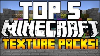 TOP 5 Minecraft Texture Packs Minecraft 179 Resource Packs  Download Links  2014 HD [upl. by Adnerol]