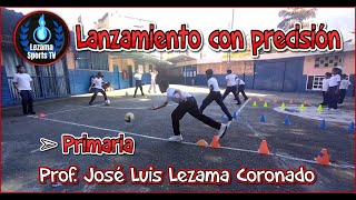 Lanzamiento con precisión  coordinación motriz  Educación Física  Primaria [upl. by Hodosh603]