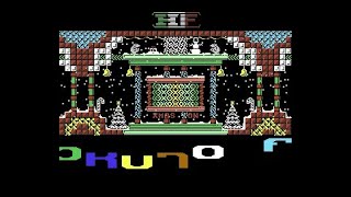 C64 One File Demo Montys Xmas by Hokuto Force 28 November 2024 [upl. by Shamus]