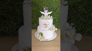 How To Make Double Story Cake Design cake cakedesign food trending [upl. by Esilana]