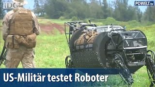 USMilitär testet Roboter LS3  deutsch  german [upl. by Ilohcin]