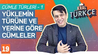 8 Sınıf Cümle Türleri 1 Fiil ve İsim Cümlesi ile Kurallı Devrik Eksiltili Cümleler  Türkçe 19 [upl. by Alat812]