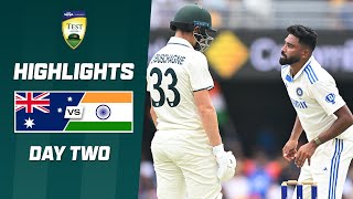 Australia v India 202425  Third Test  Day Two [upl. by Jovia]