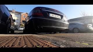 Mercedes e320cdi cdi V6 straight pipe cold start [upl. by Susanetta]