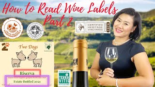 How to Read Wine Labels Part 2 [upl. by Jessica54]