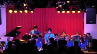 Manteca by Gillespie arr Mike Tomaro AQUA Jazz Orchestra 2013 1012 Umeda Always [upl. by Ahsinit]