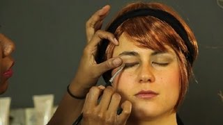 Preventing Eyeliner From Getting on Your Eyelids  Makeup Application [upl. by Karine]