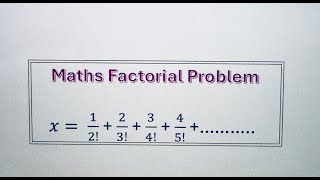 A very interesting question on Factorial cbsemaths maths MathsOlympiad mathsimplification [upl. by Lyrad]