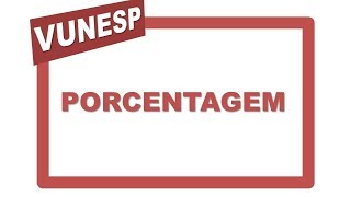 Concurso Público  Biólogo Analista técnico Científico  Porcentagem  Vunesp  Questões Resolvidas [upl. by Virgel521]