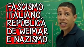 A ASCENSÃO DO TOTALITARISMO NAZIFASCISMO  HISTÓRIA  DESCOMPLICA [upl. by Buff]