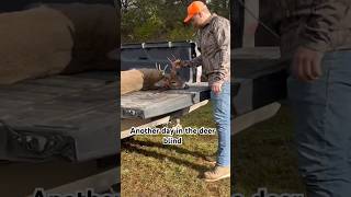 Another day in the deer blind outdoors deerhunting whitetaildeer deer hunting [upl. by Enidaj]