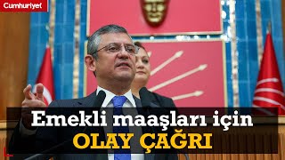 Özgür Özelden emekli maaşları için olay çağrı [upl. by Sahcnip]