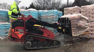 Ditch Witch Sk1550 lifting a pallet [upl. by Proud856]