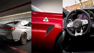 BMW M3  MercedesAMG C63 S  Alfa Romeo Giulia QV   The Holy Trinity Of Sports Cars COMPARISON [upl. by Puiia341]