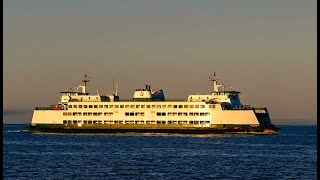 Whidbey Island to Seattle Ferry trip  Washington USA [upl. by Ecnadnac]