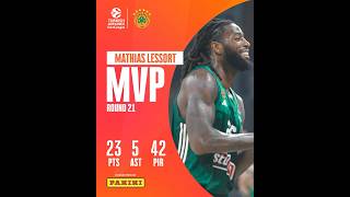 Mathias Lessort MVP Round 21 [upl. by Ennirok]