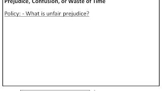 Arguing the scales unfair prejudice versus probative value under FRE Rule 403 [upl. by Sheets]