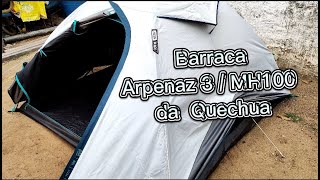 Barraca Arpenaz 3  MH100 P3 Fresh Black da Quechua [upl. by Ssej]