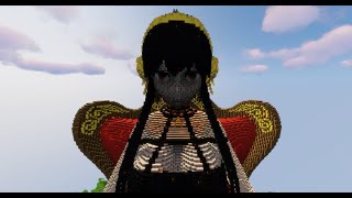 We Built A Giant Anime Assassin Waifu in Minecraft Hardcore [upl. by Sinnelg]