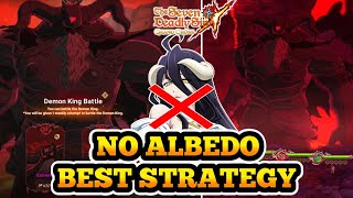 BEST STRATEGY FOR DEMON KING BATTLE GUIDE  HELL DIFFICULTY WITHOUT ALBEDO  7ds Grand Cross [upl. by Mart]