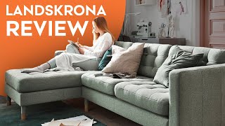 IKEA Landskrona Sofa Review The Classiest IKEA Couch  Comfort Works [upl. by Hanny]