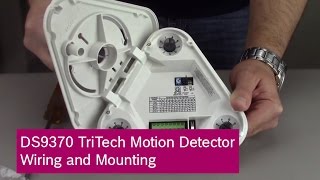 Bosch DS9370 TriTech Motion Detector Wiring and Mounting [upl. by Zetram765]