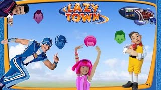 ZIGGY LAZY TOWN CHALLENGE Stingy  Robbie  Sportacus  Stephanie [upl. by Jerrome729]