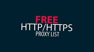 Free SSL HTTPS Proxy List TXT [upl. by Torruella]