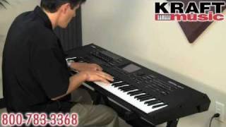 Kraft Music  Yamaha Motif XF Demo with Tony Escueta [upl. by Nainatrad]