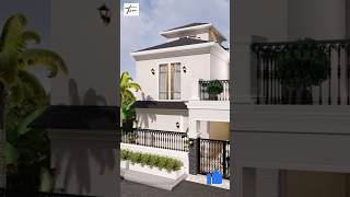 Modern Front House Design  3D House Design home elevation double floor Architecture Trends short [upl. by Wamsley163]