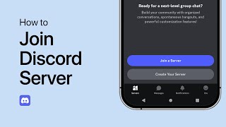 How To Join Discord Server on Mobile  Tutorial [upl. by Olinde750]