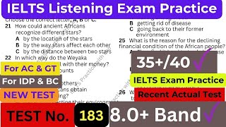 IELTS Listening Practice Test 2024 with Answers Real Exam 183 [upl. by Mehetabel]