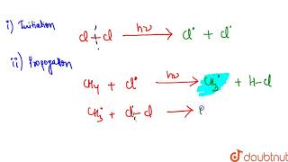 How do you account for the formation of ethane during chlorination of methane   11  HYDROCA [upl. by Oiragelo561]