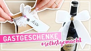 Gastgeschenke amp Tischkarten DIY für die HOCHZEIT TypischSissi [upl. by Klapp]