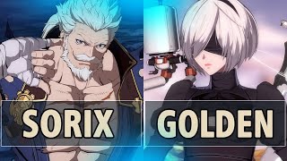 GBVSR🔥TIER Sorix Soriz Vs Golden 2B🔥 High Level Gameplay [upl. by Selma]