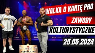 Walka o kartę pro  zawody kulturystyczne NPC vlog 25052024 [upl. by Odlonra]