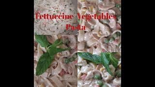 Fettuccine Vegetables Pasta [upl. by Ahasuerus633]