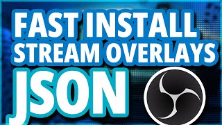 HOW TO FAST SETUP OVERLAYS IN OBS STUDIO [upl. by Ramas]